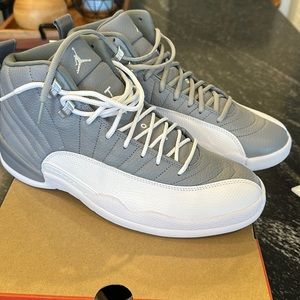 Jordan 12 “Cool Gray” size 11 OG Box 💯 authentic! Worn once around the house